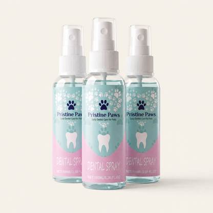 Pristine Paws™ Fresh Breath Oral Spray - Stops Bad Breath Instantly